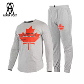 ست بلوز و شلوار مردانه آستین بلند طوسی Dsquared