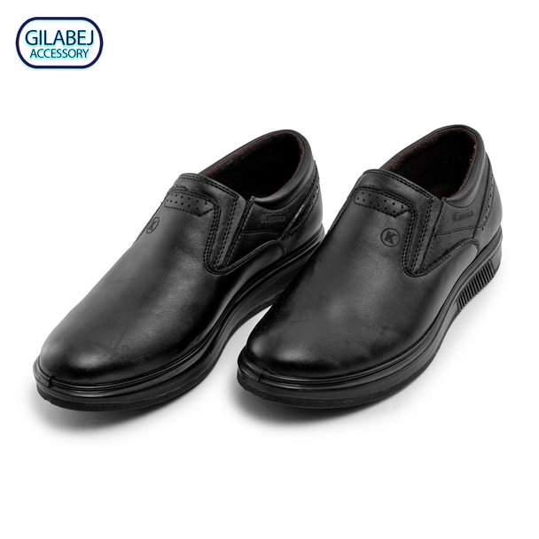 Men's Black Slip-On Formal Shoes 1