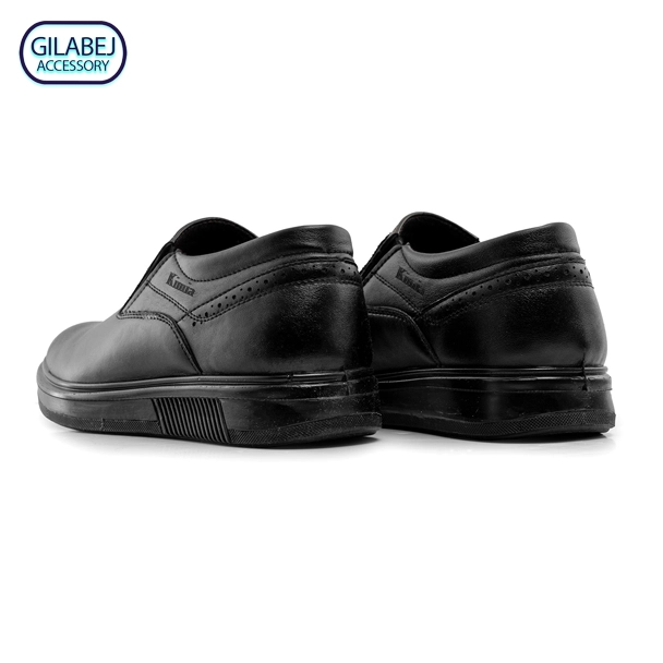 Men's Black Slip-On Formal Shoes 1