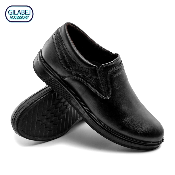 Men's Black Slip-On Formal Shoes 3