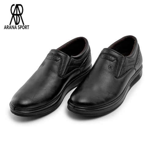 Men's Black Slip-On Formal Shoes 1
