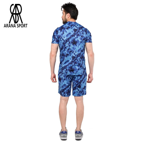 Men's Nike Patterned Mesh T-Shirt & Shorts Set 2