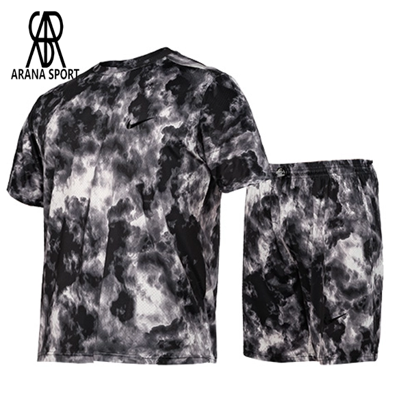 Men's Nike Patterned Mesh T-Shirt & Shorts Set 8