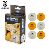 توپ پینگ پنگ دونیک شیلدکروت 40+ JADE بسته 6 عددی سفید و نارنجی