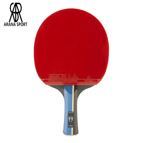 راکت پینگ پنگ لوکی مدل K3 سه ستاره کیفدار مناسب تمرین