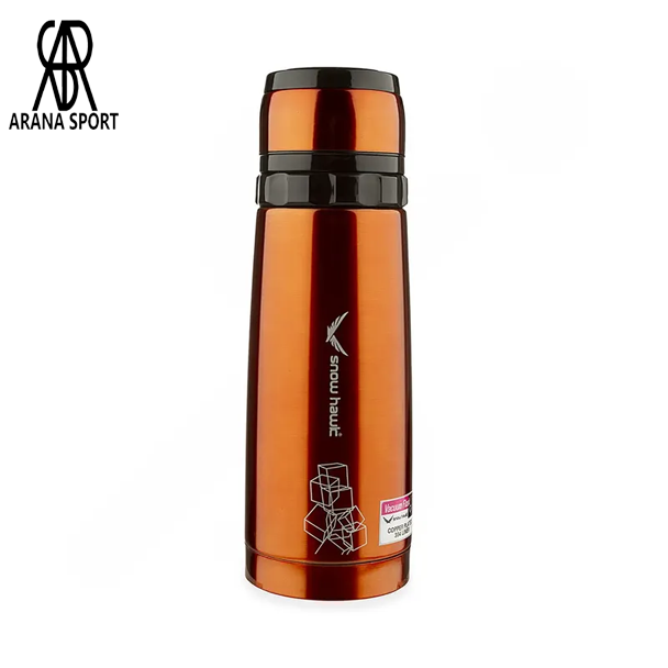 فلاسک کوهنوردی 600 سیسی استیل ضد زنگ آرنا اسپورتر مدل اسنوهاک ABS