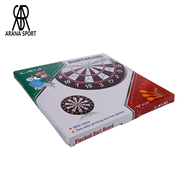 ست تخته دارت لانائو با 4 عدد دارت سوزنی و پر پلاستیکی