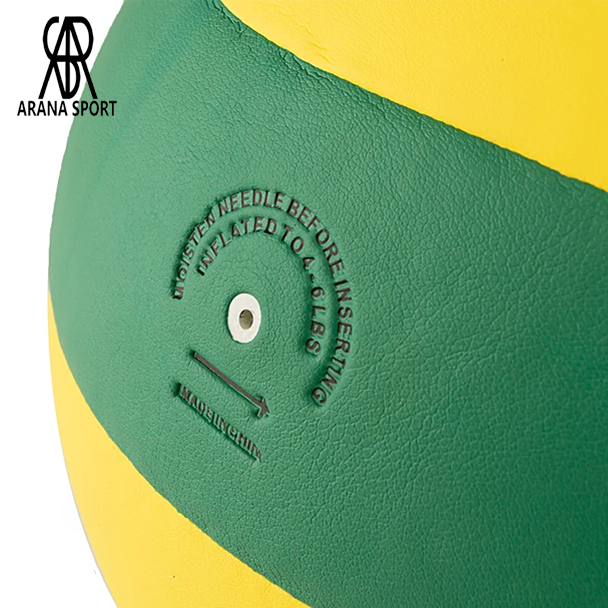 نمای نزدیک سطح و پانل‌های توپ والیبال آرنا اسپورتر