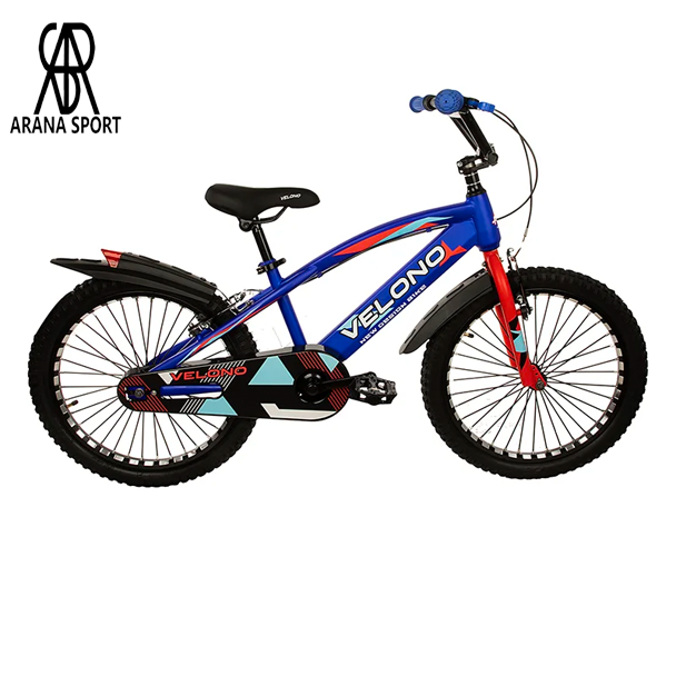 نمای نزدیک سیستم ترمز لقمه‌ای و قاب زنجیر دوچرخه کودک – خرید از ارنا اسپورتر