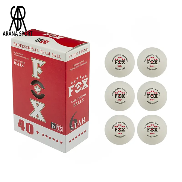 توپ پینگ پنگ حرفهای فاکس T006 با استاندارد 40+ – ارنا اسپورتر