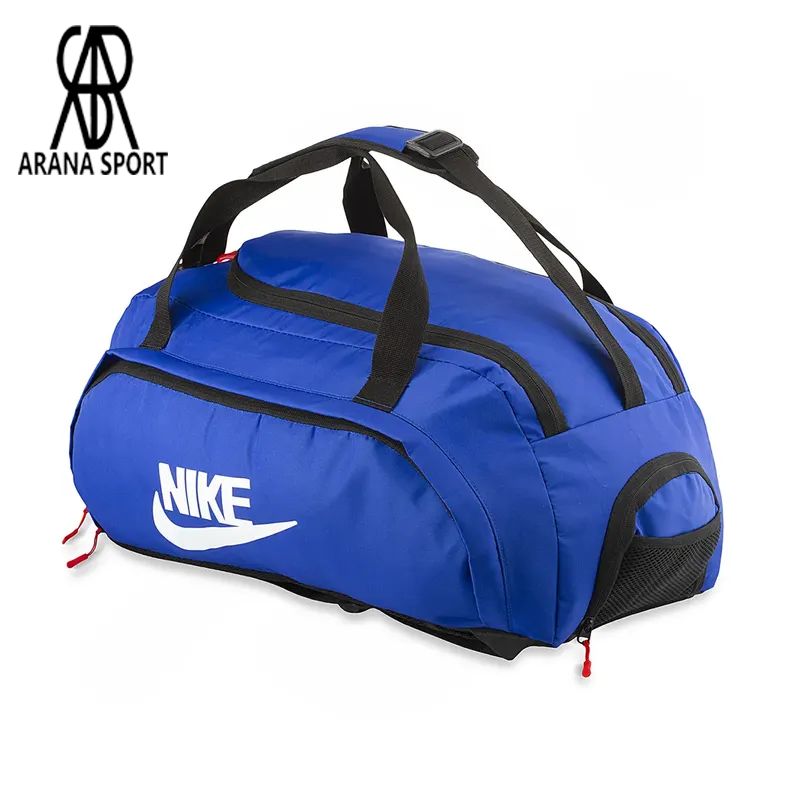 نمای جلو ساک ورزشی نایک با جیب زیپ دار بزرگ – Arena Sporter