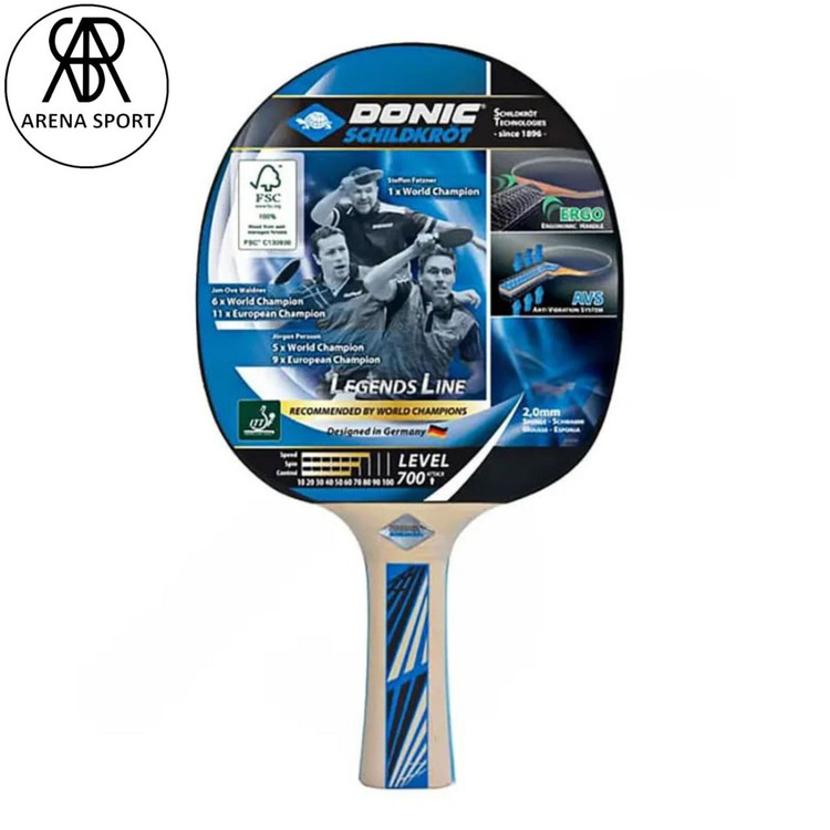 راکت پینگ پنگ DONIC Legends 700 OLK مناسب سبک حملهای و تمرین حرفهای