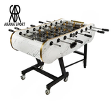 میز فوتبالدستی MDF تاشو با کف شیشهای و چرخ قفلدار مدل ST22A