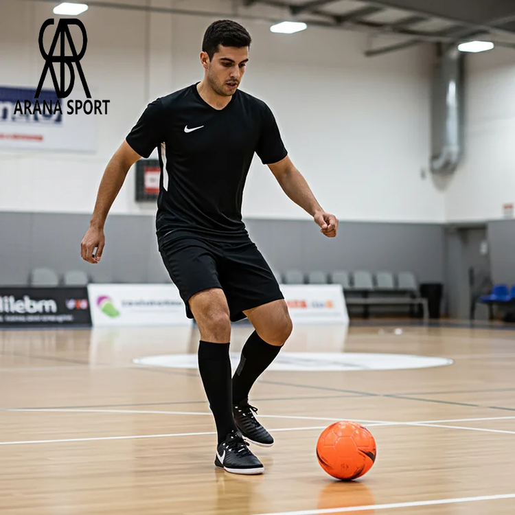 زیره لاستیکی ضد لغزش کفش فوتسال سالنی تیمپو