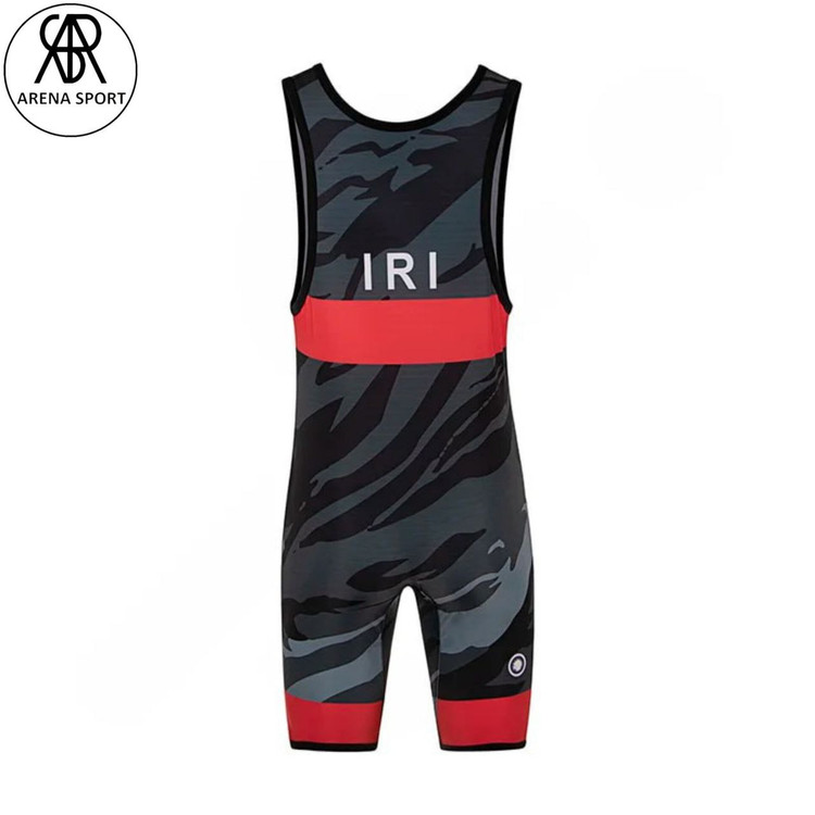 دوبنده کشتی المپیکی مردانه با پارچه تنفسی