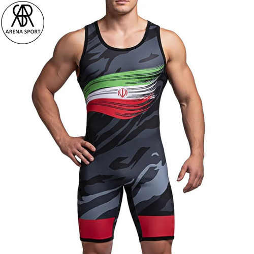 Olympic style wrestling singlet men Arenasporter