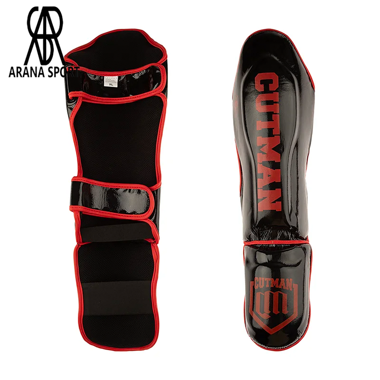 ساق روپایی تکواندو کاتمن مشکی قرمز با دوام بالا