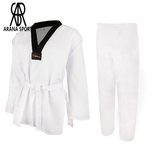 جزئیات پارچه مقاوم و سبک لباس تکواندو 01