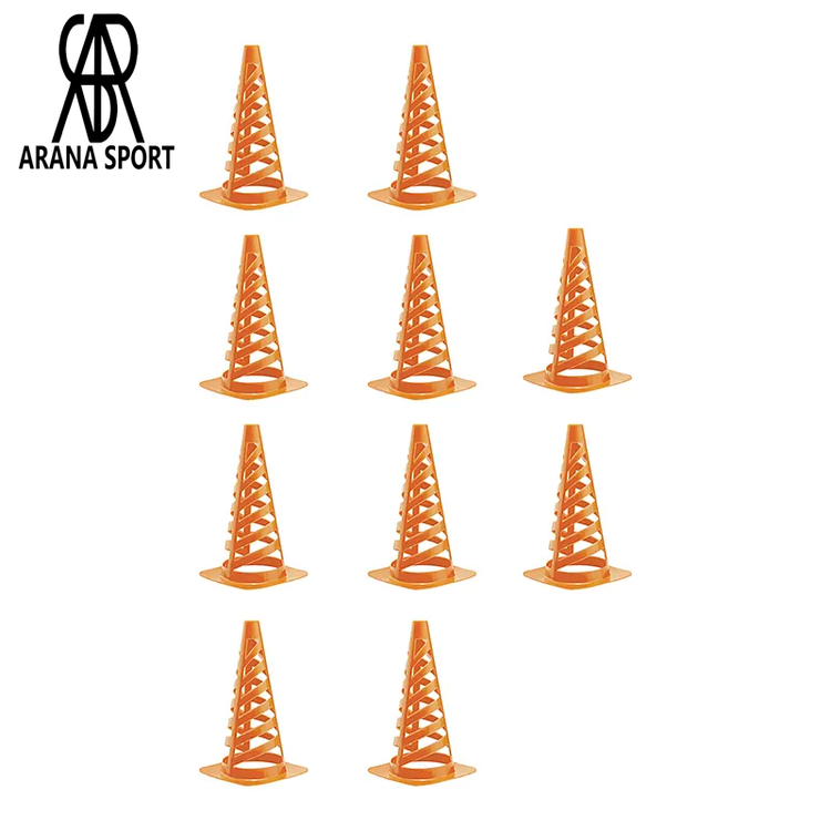 جزئیات طراحی شیاردار مانع تمرینی فوتبال