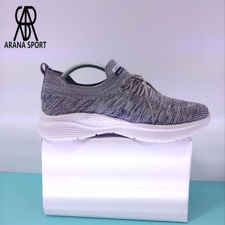 کتونی اسکیچرز راحتی بندنما مردانه کد 204 نمای جلو