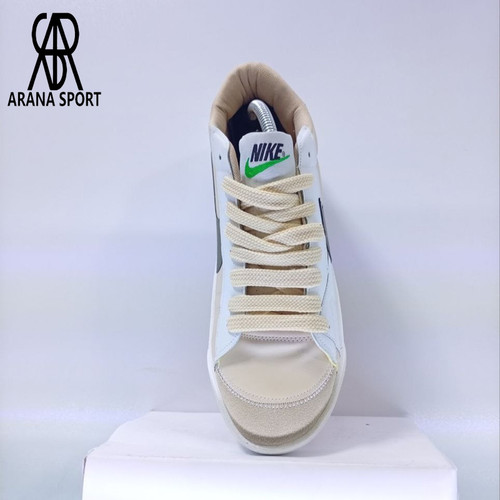 کتونی نایک ترویست کرم سبز کف دوخت قوی کد 224