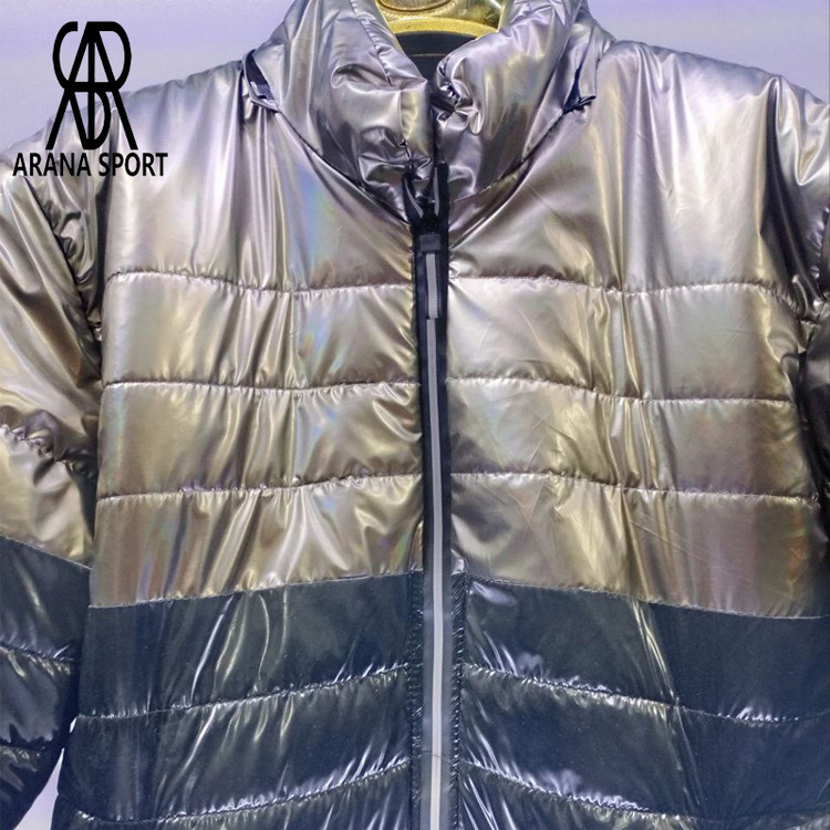 جزئیات پارچه و دوخت کاپشن سیلیکونی