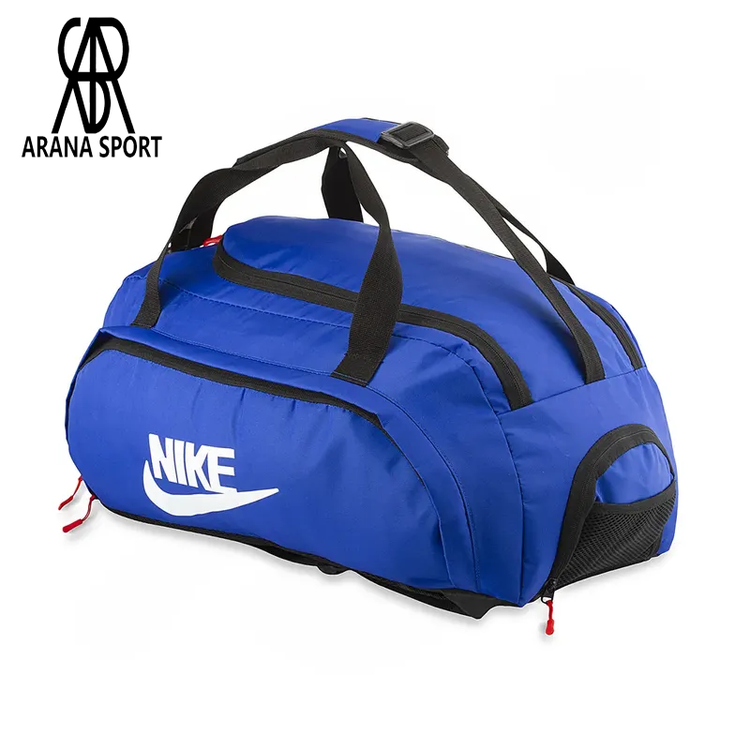نمای جلو ساک ورزشی نایک با جیب زیپ دار بزرگ – Arena Sporter 15