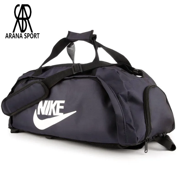 نمای جلو ساک ورزشی نایک با جیب زیپ دار بزرگ – Arena Sporter 13