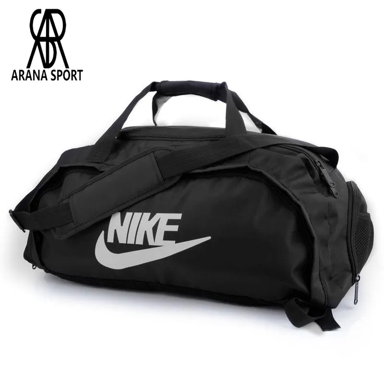 نمای جلو ساک ورزشی نایک با جیب زیپ دار بزرگ – Arena Sporter 12