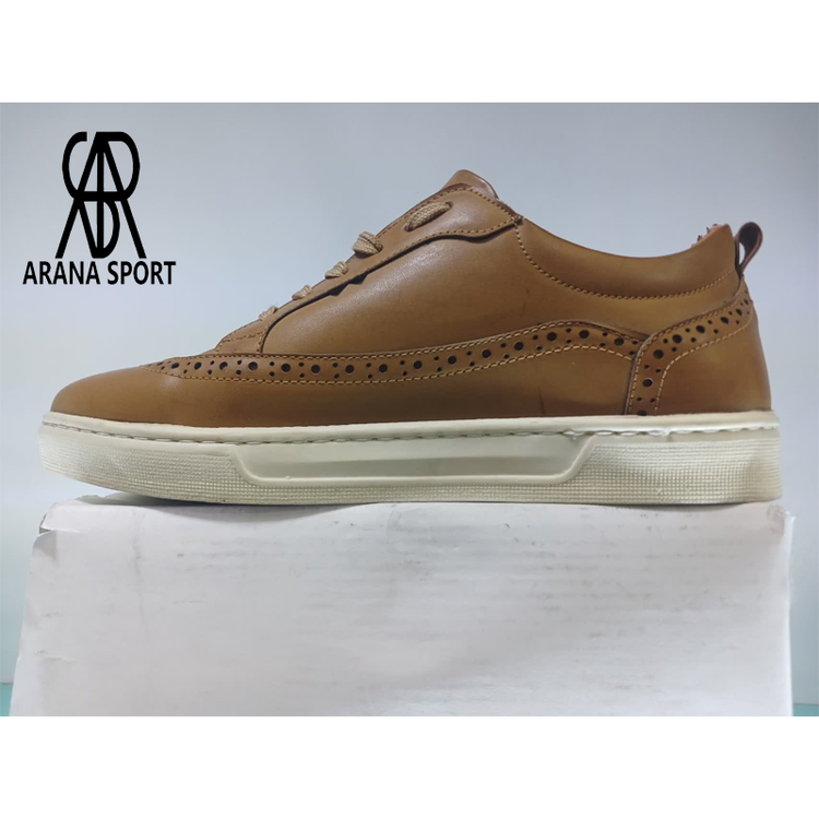 کتونی چرم کفدوخت و دوردوخت با کیفیت عالی
