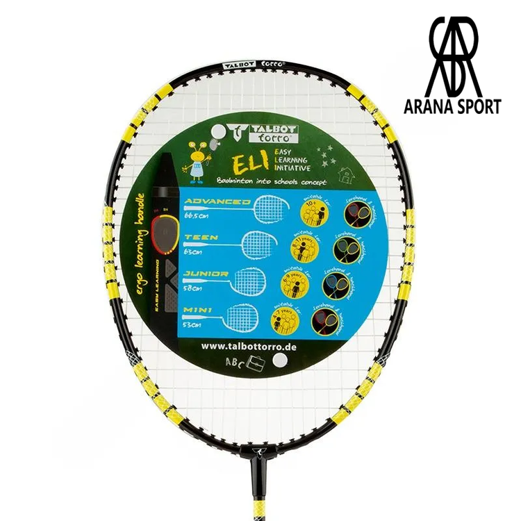 راکت بدمینتون تکی مینی تالبوت 4 تا 6 سال Eli Mini -1 | قرمز/زرد کد 2000275 | آرنا اسپورتر (سفارش تعداد بالا تماس با 09194369282)