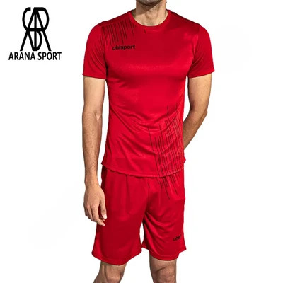 راحتی در حین حرکت با لباس فوتسال آلشپرت قرمز خطی 01