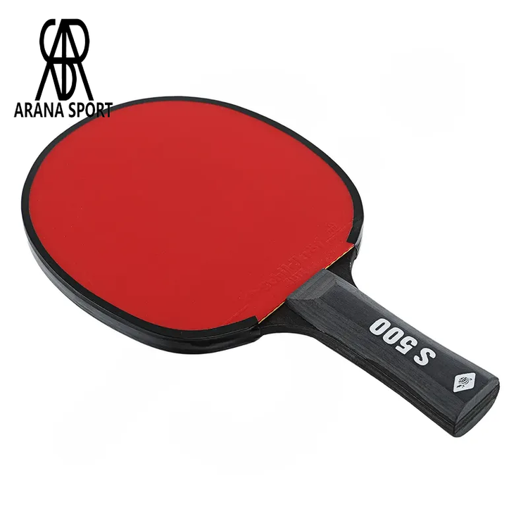 راکت پینگ پنگ با دسته شمشیری FL مدل Donic Schildkröt S500 دارای رویه مورد تایید فدراسیون جهانی ITTF در فروشگاه آرنا اسپورتر