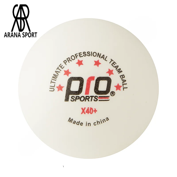توپ پینگ پنگ اورجینال شیلدکروت 3 ستاره مدل Exclusive با استاندارد Poly 40+ مناسب بازیکنان نیمه حرفهای و پیشرفته