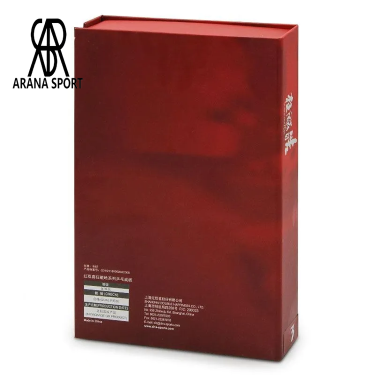 چوب راکت کربندار دبل هپینس هاریکن هایو 3 اورجینال برای اجرای فورهندهای قدرتی و بکهندهای سریع نزدیک میز