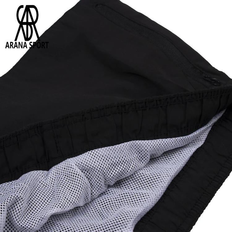 جزئیات ظاهری شلوارک شنا مردانه bekkin با طراحی ساده و خوشفرم، مناسب آقایان برای استخر، ساحل، سفر و فعالیتهای سبک در روزهای گرم سال