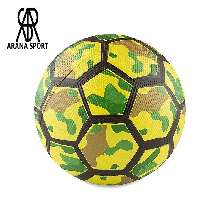 توپ فوتبال لاستیکی بتا سایز4 زرنگ مقاوم ضد آب و مناسب فوتبال خیابانی-1