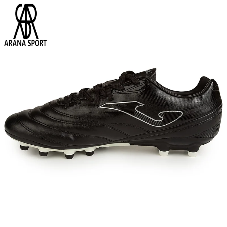 کفش فوتبال جوما JOMA-N10W2201FG اورجینال مشکی براق مخصوص زمین طبیعی-2