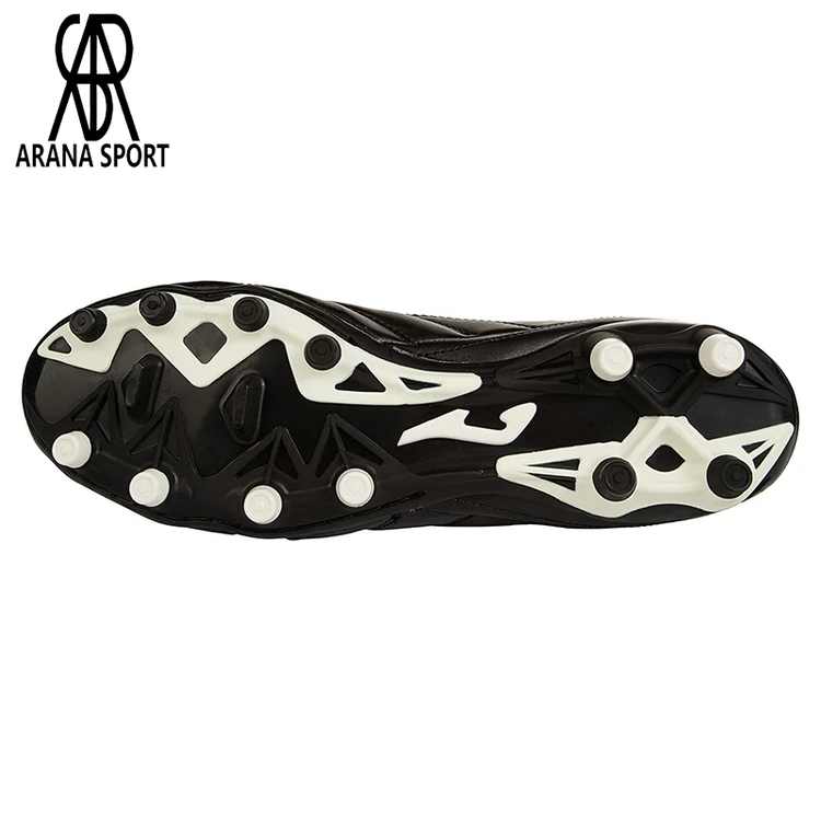 کفش فوتبال جوما JOMA-N10W2201FG اورجینال مشکی براق مخصوص زمین طبیعی-4