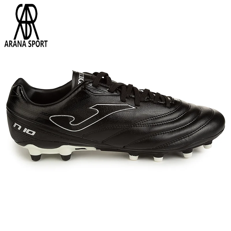 کفش فوتبال جوما JOMA-N10W2201FG اورجینال مشکی براق مخصوص زمین طبیعی-1
