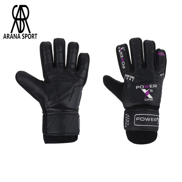 دستکش گلری بچه گانه پاور ایکس PUNCHING ZONE فنردار با لاتکس تقویتشده و چسبندگی بالا، مناسب تمرین دروازهبانی کودک، دارای مچبند عریض، تهویه مناسب و طراحی ارگونومیک-4