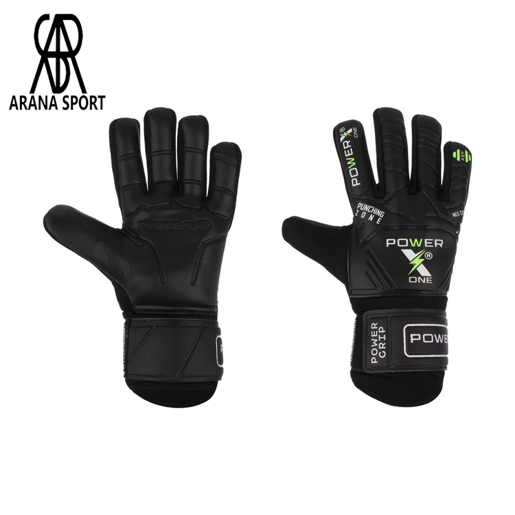 دستکش گلری بچه گانه پاور ایکس PUNCHING ZONE فنردار با لاتکس تقویتشده و چسبندگی بالا، مناسب تمرین دروازهبانی کودک، دارای مچبند عریض، تهویه مناسب و طراحی ارگونومیک-7