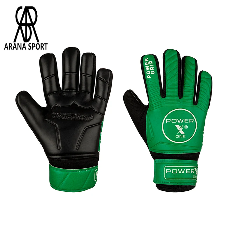 دستکش فوتبال گلری بچه گانه فنردار پاور ایکس پاور گریپ با لاتکس Power Grip و محافظ انگشت، مناسب کودک و نوجوان برای تمرین و مسابقه فوتبال-5