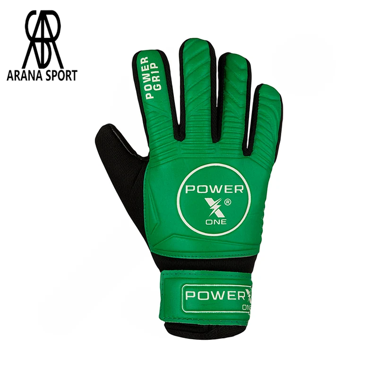 دستکش فوتبال گلری بچه گانه فنردار پاور ایکس پاور گریپ با لاتکس Power Grip و محافظ انگشت، مناسب کودک و نوجوان برای تمرین و مسابقه فوتبال-6