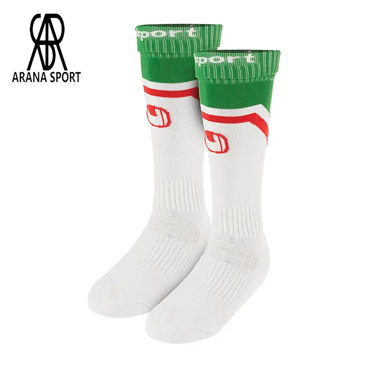 جوراب فوتبال ساق بلند آلشپرت کف حوله ای پسرانه MUH1079-002 کیفیت پارچه ضد سایش تنفس عالی لوگو بافته شده آرنا اسپورتر-1