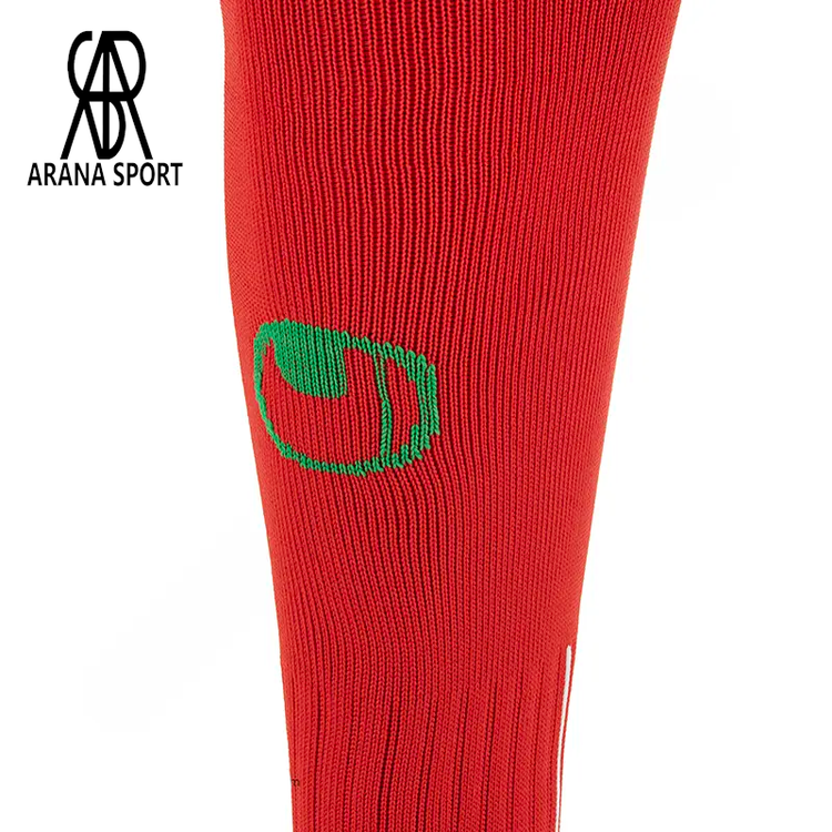 جوراب فوتبال ساق بلند آلشپرت تیمی کف حوله ای MUH939-003 با تهویه عالی، بافت مشبک و کشباف قوی، مناسب سایز 40-45 و قرارگیری ساقبند در تمرین و مسابقه-3