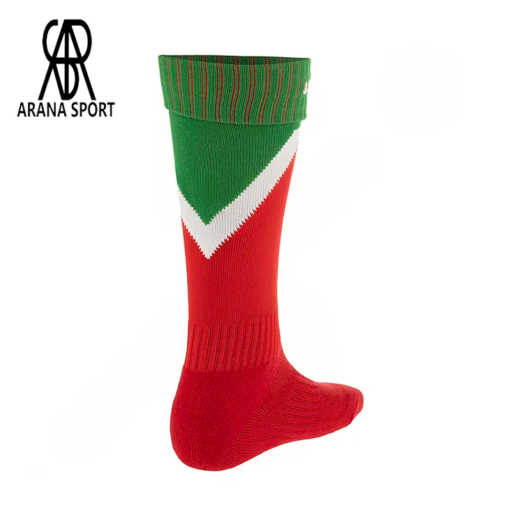 جوراب فوتبال ساق بلند آلشپرت کف حوله ای بچه گانه MUH941-003 با ساق زیر زانو، کشباف قوی و بافت مشبک، مناسب سایز 35-40 برای تمرین و مسابقه-2