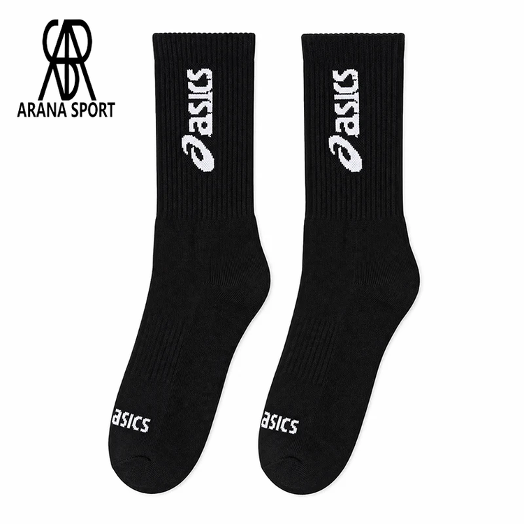 جوراب فوتبال ساق بلند مردانه تمام کش طرح asics رایان اسپرت ضد تعریق و راحت برای ورزش-2