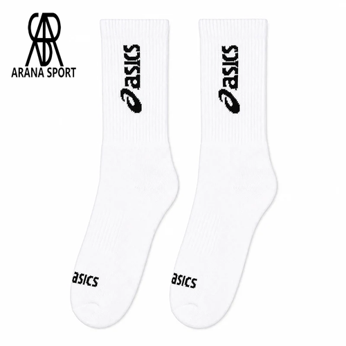 جوراب فوتبال ساق بلند مردانه تمام کش طرح asics رایان اسپرت ضد تعریق و راحت برای ورزش-1
